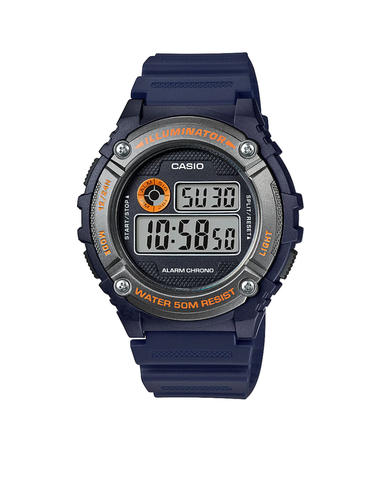 Casio Waterproof Digital Sports Watch - W216H-2B