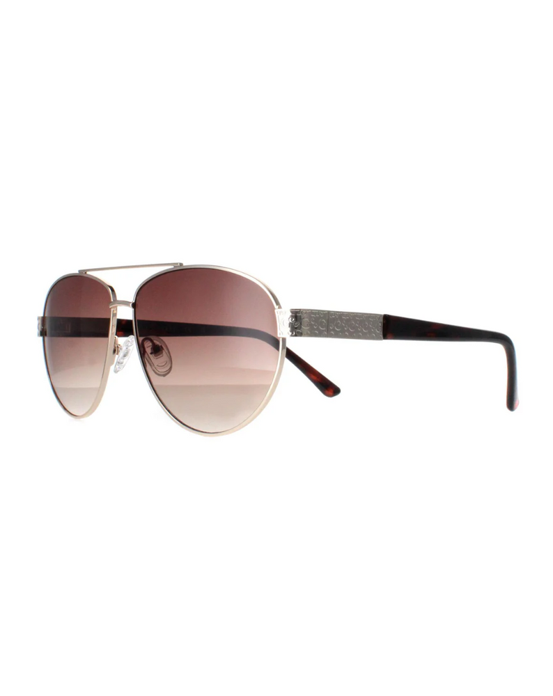 Guess Unisex Rose Gold Sunglasses GF0414 32F