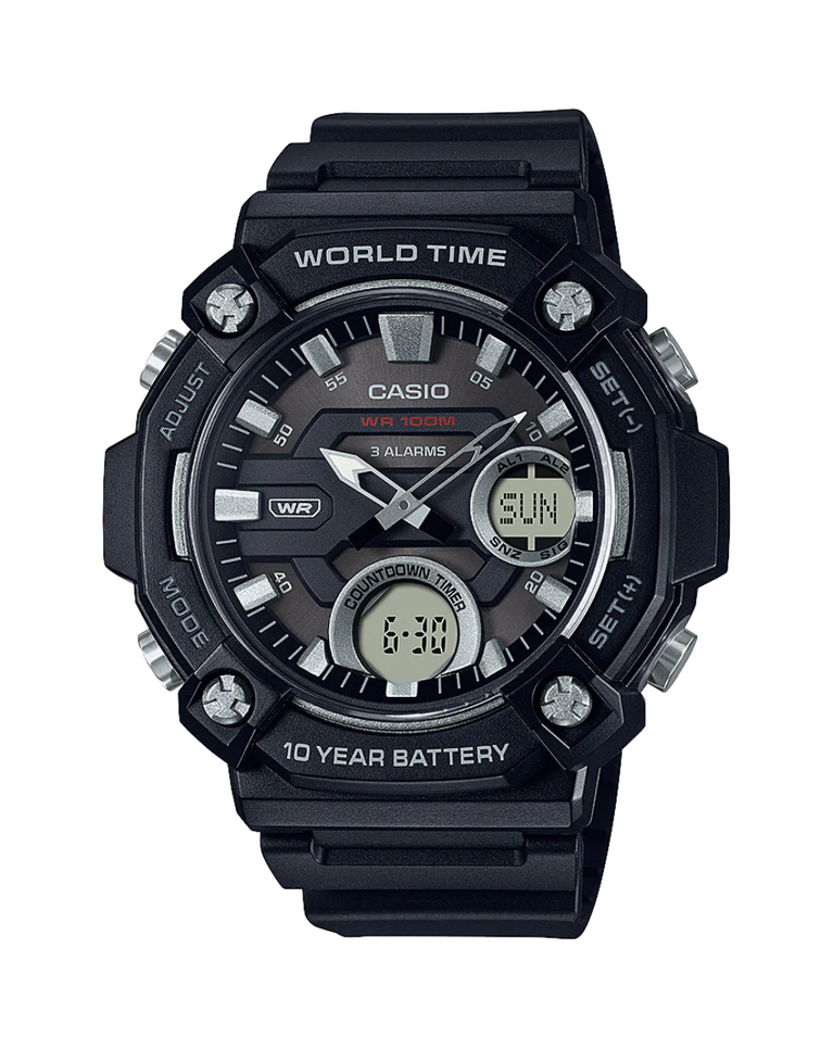 Casio Duo Versatile Long-lasting Men's watch  - AEQ120W-1AV