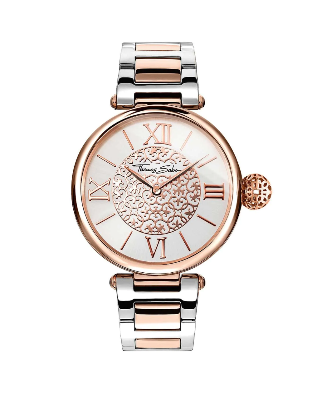 Thomas Sabo "Karma" Rose Gold Two Tone Ladies Watch - WA0257-277-201