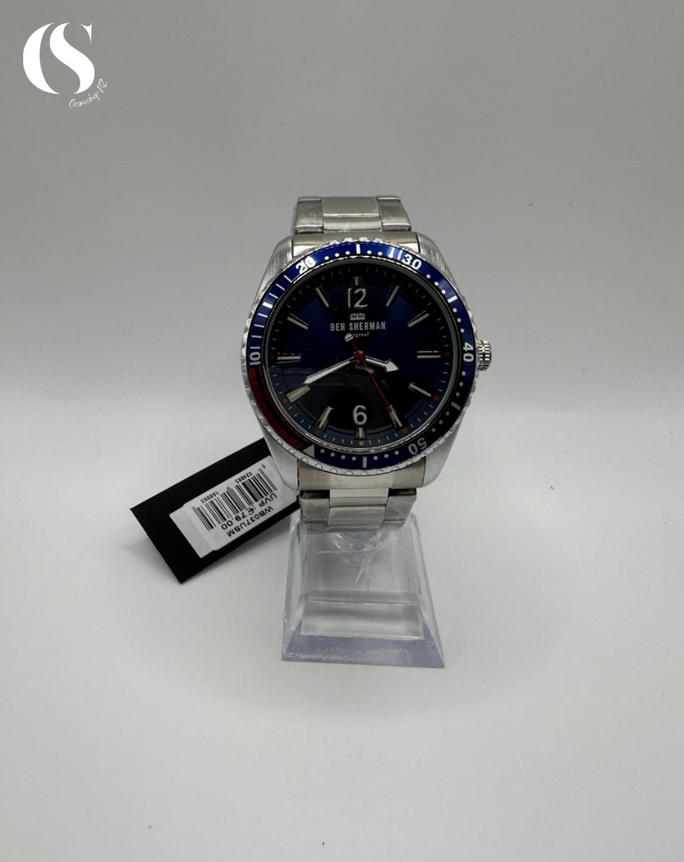 Ben Sherman Men's "Pepsi" Ronnie Divers Watch - WB037USM