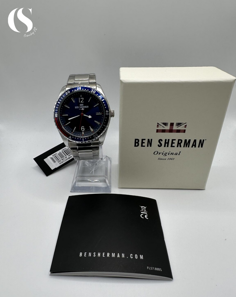 Ben Sherman Men's "Pepsi" Ronnie Divers Watch - WB037USM