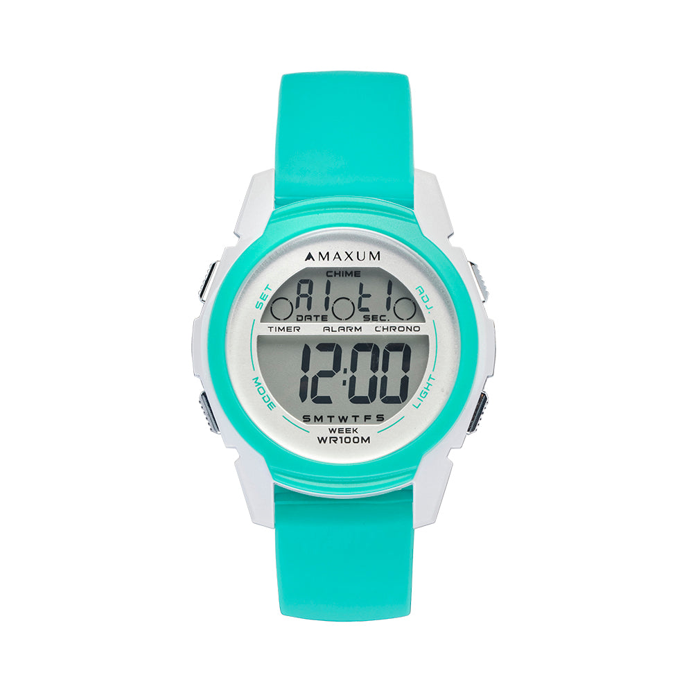 Maxum Escapade Green/White Digital Watch - X2210L4