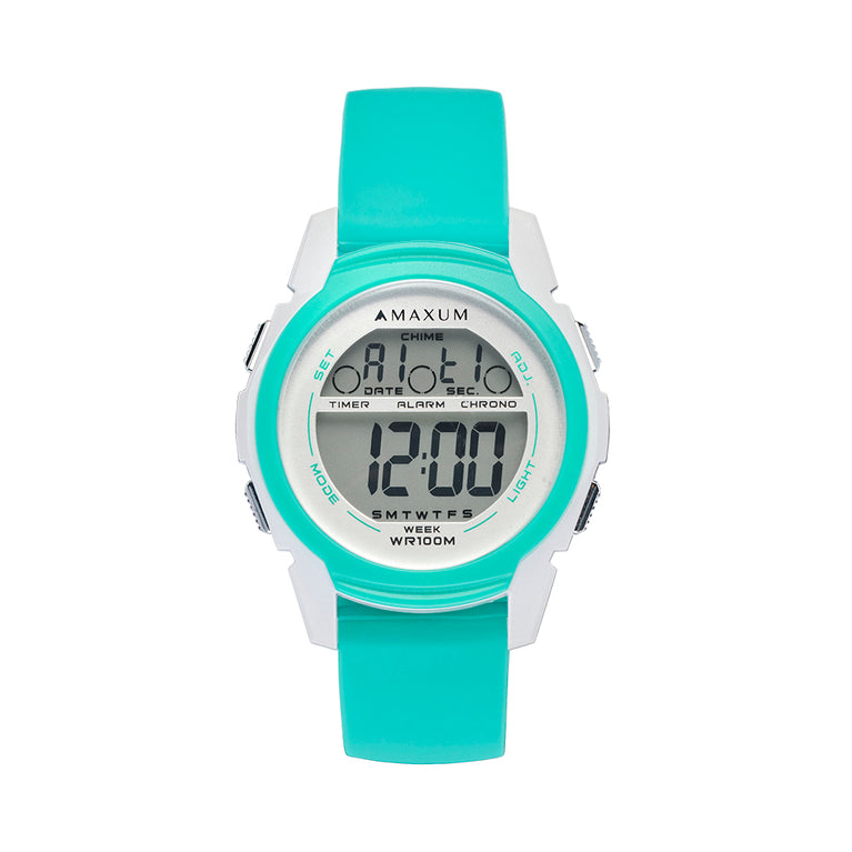 Maxum Escapade Green/White Digital Watch - X2210L4
