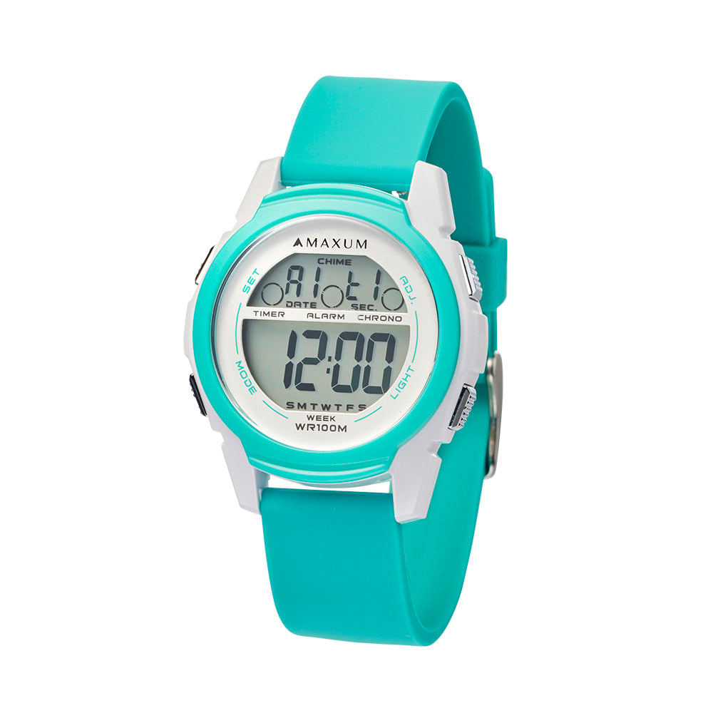 Maxum Escapade Green/White Digital Watch - X2210L4