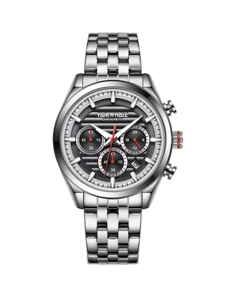 Mark Fairwhale Black Dial Mens Chronograph Watch - FW-5720-B