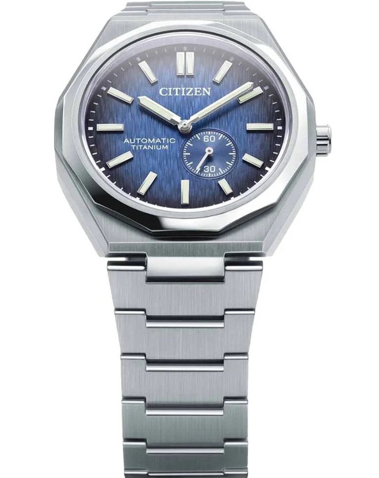 Citizen Zenshin 60 Super Titanium Blue Automatic Gents Watch - NK5020-58M