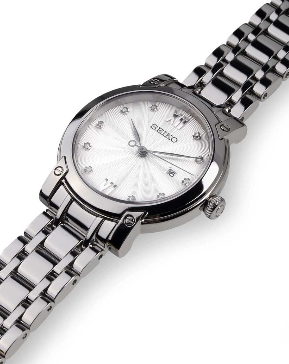 Seiko Quartz Diamond Ladies Watch - SXDG79P1