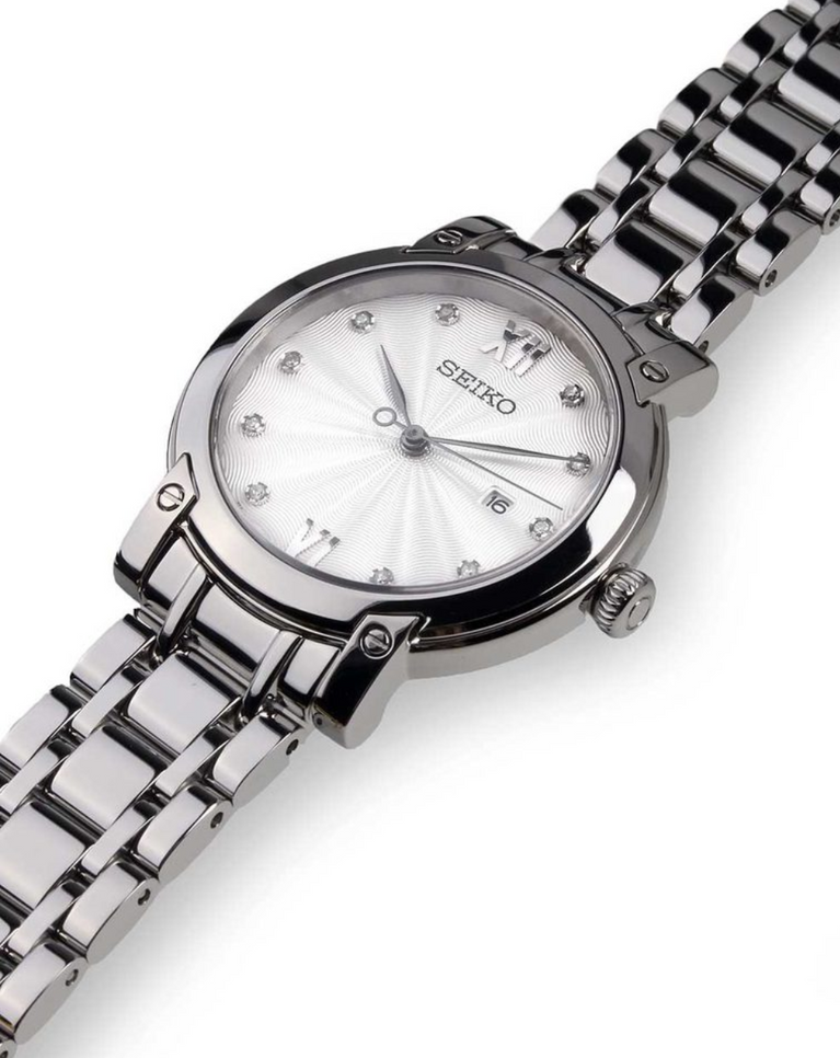 Seiko Quartz Diamond Ladies Watch - SXDG79P1