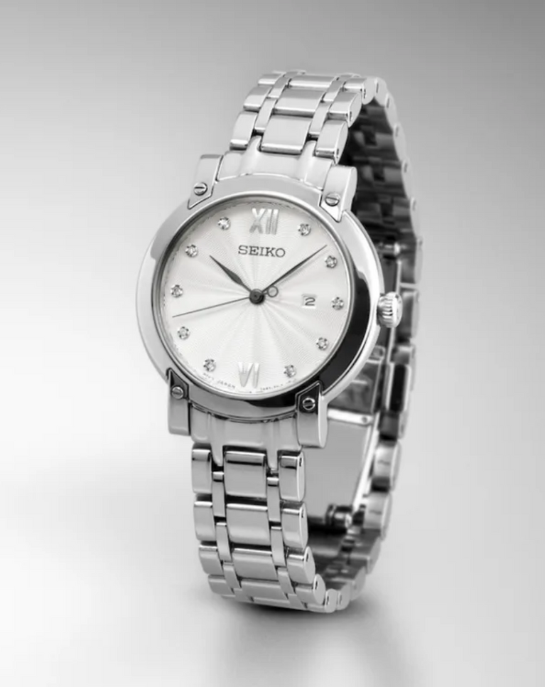 Seiko Quartz Diamond Ladies Watch - SXDG79P1