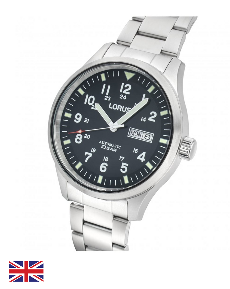 Lorus Men's Automatic Day/Date Watch - RL403BX9