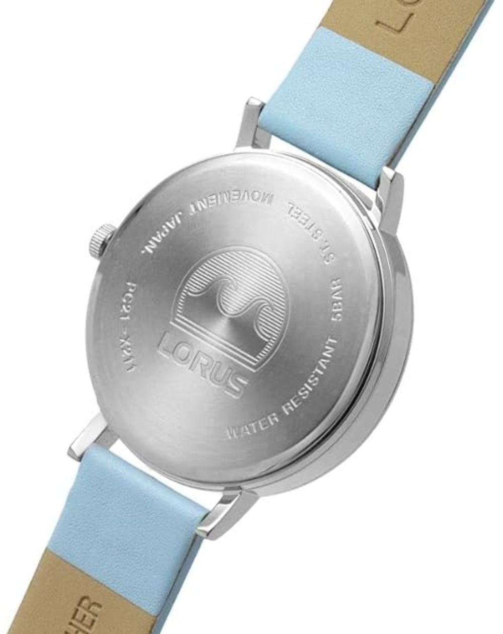 Lorus Sky Blue Leather Ladies Watch - RG297TX9