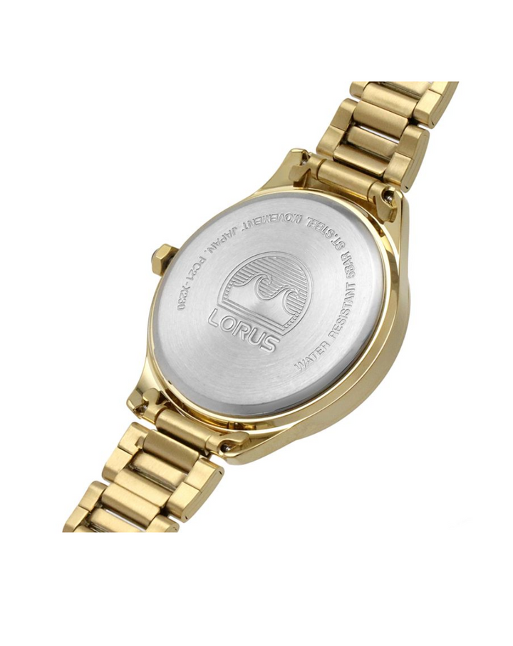 Lorus Women's Analogue Gold & Crystal Watch - RG232UX9