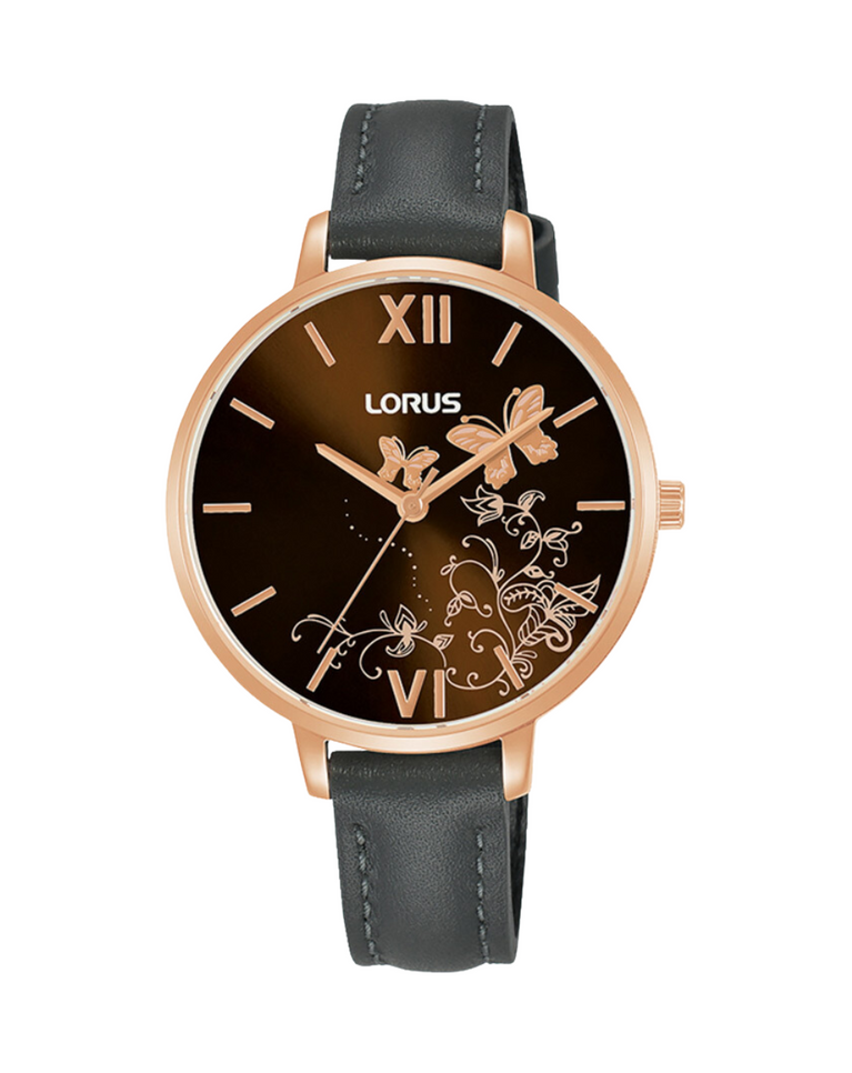 Lorus rose gold watch hotsell