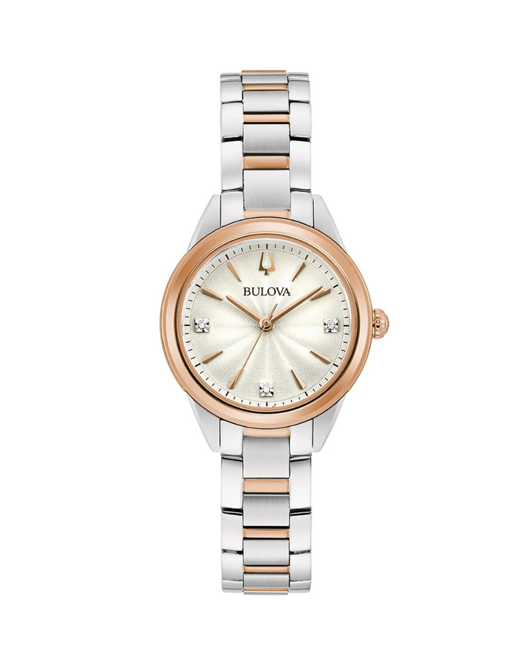 Bulova ladies watch rose gold - 98P200