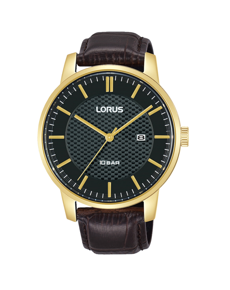 Lorus Golden Leather Gent's Watch - RH980NX9