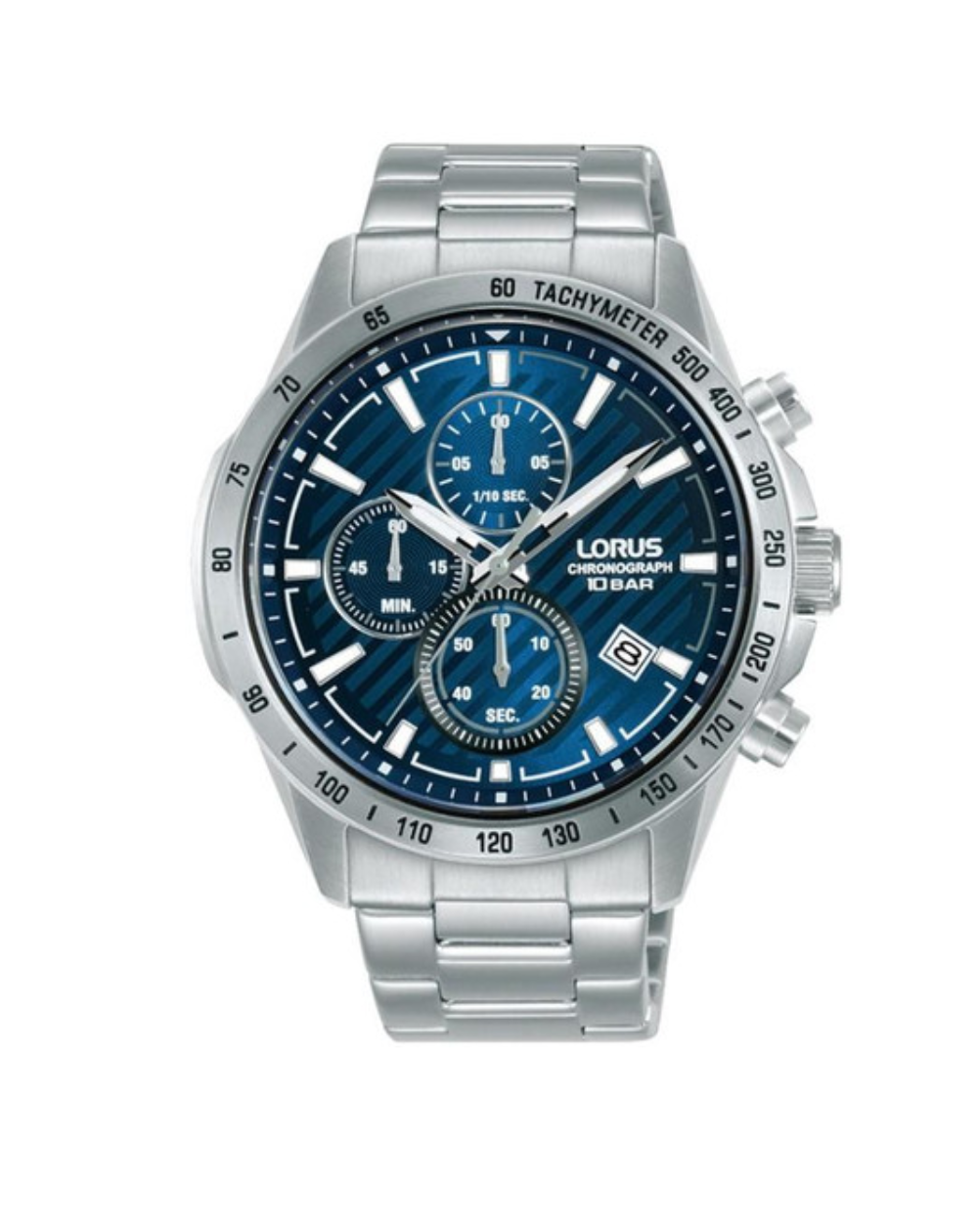 Lorus Men's Chronograph Watch, Blue Dial RM393HX9