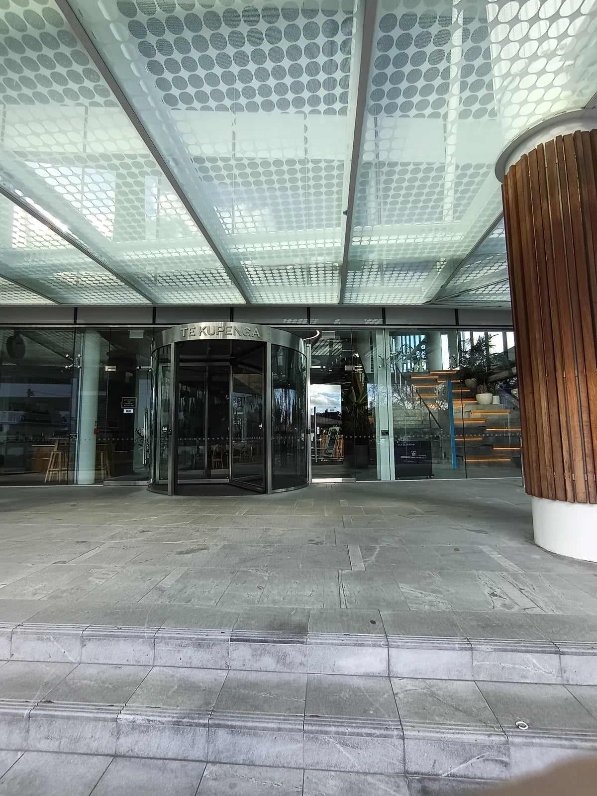 Ground-floor glass entrance at 155 Fanshawe Street
